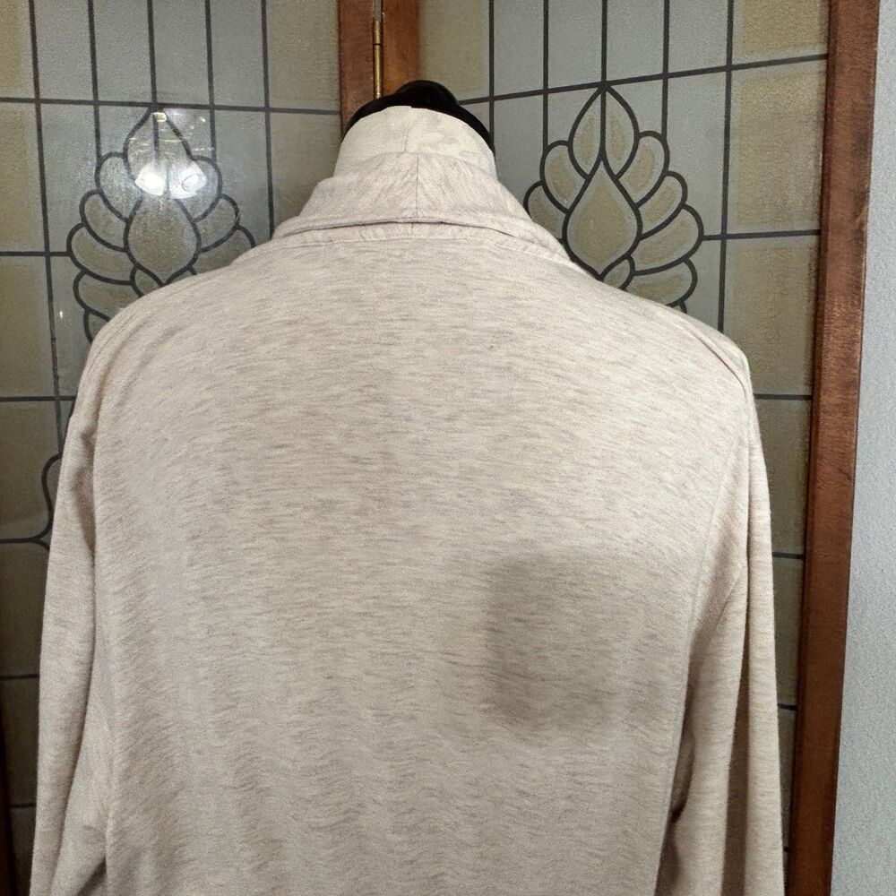 Soft Surroundings Belted Cozy Soft Midi Length Bath Robe Cream Color Size XL - Picture 7 of 15